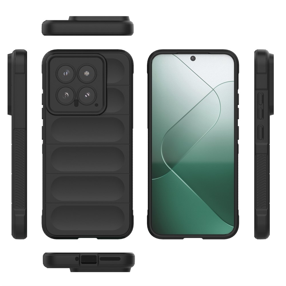 Rugg odolný gelový obal na Xiaomi 14 - černý