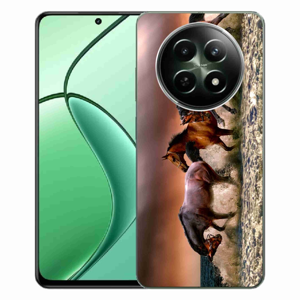 Gelový obal mmCase na Realme 12 5G/12x 5G - koně 1
