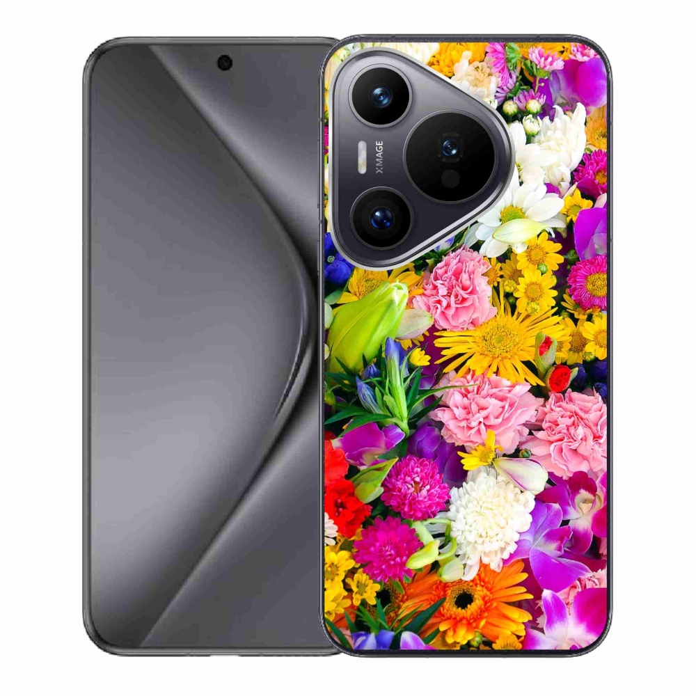Gelový kryt mmCase na Huawei Pura 70 - květiny 12