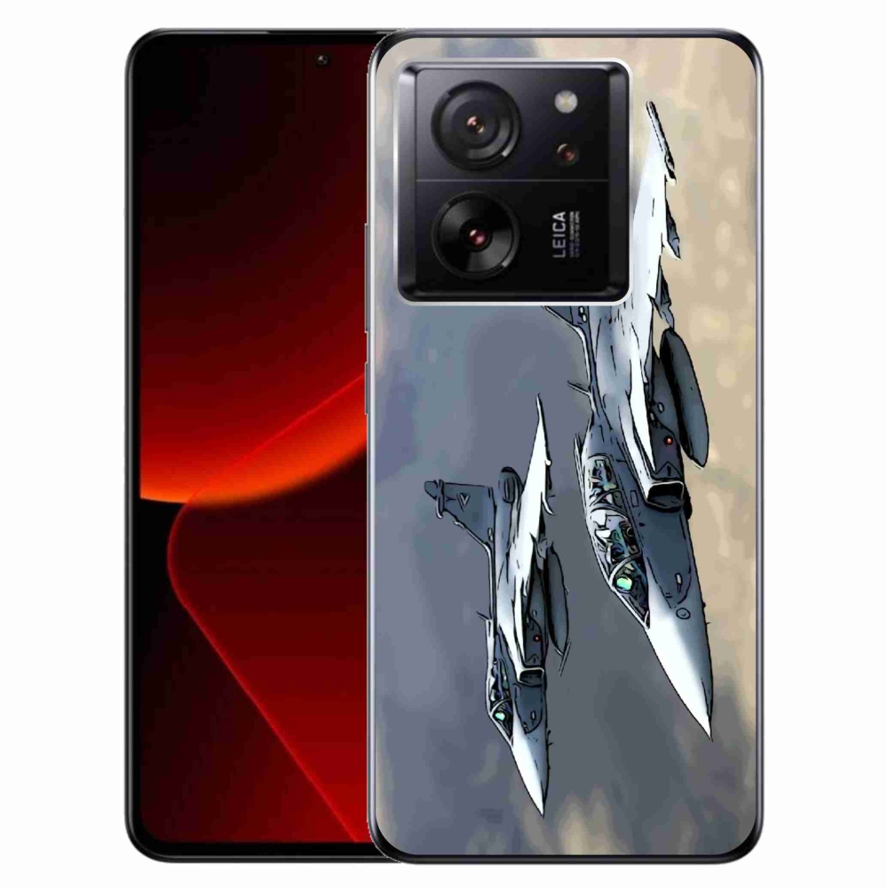 Gelový kryt mmCase na Xiaomi 13T/13T Pro - stíhačky