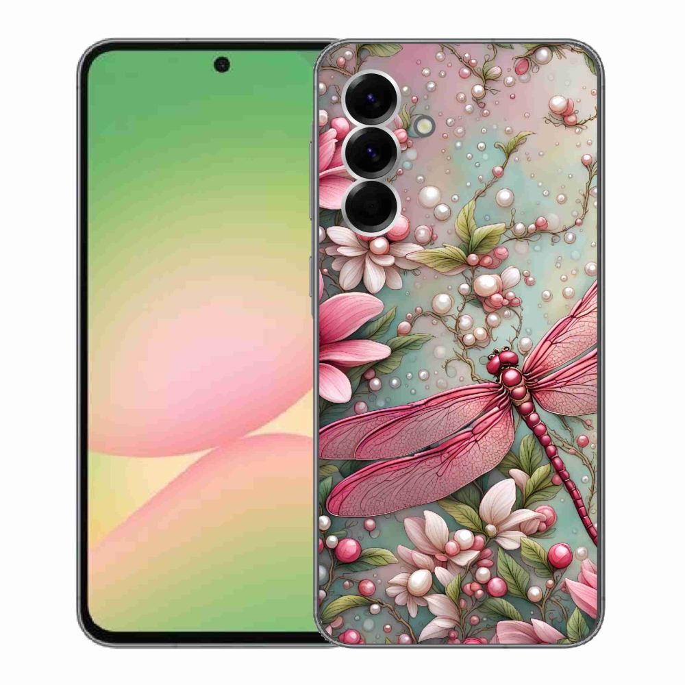 Gelový kryt mmCase na Samsung Galaxy A56 5G - vážka