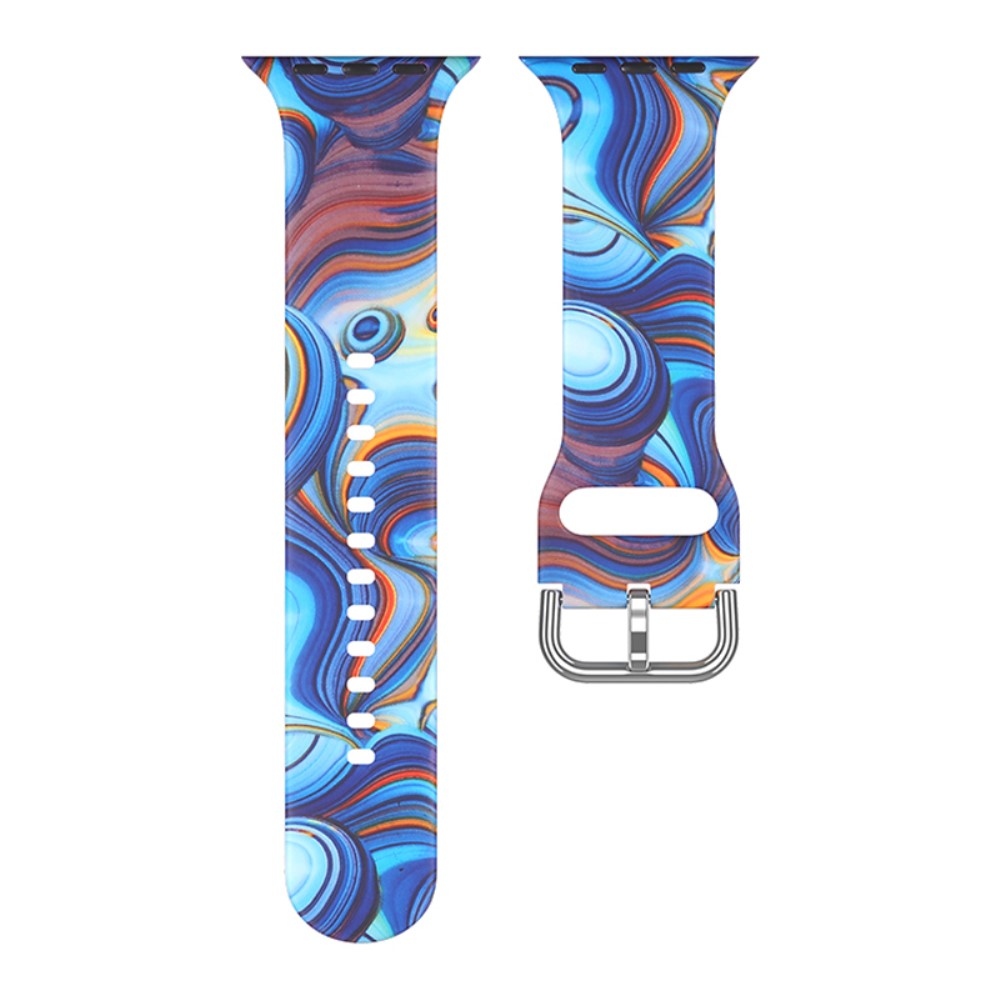 Print silikonový řemínek na Apple Watch Ultra/Ultra 2 49mm/SE/SE 2022/2023 44mm/9/8/7 45mm/6/5/4 44mm/3/2/1 42 mm - vzor F