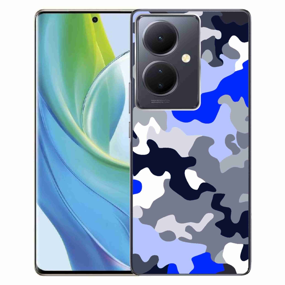 Gelový kryt mmCase na Vivo V29 Lite 5G - maskáčový vzor 8