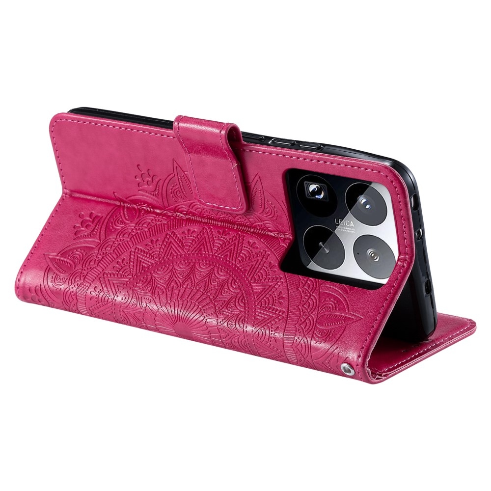 Mandala knížkové pouzdro na Xiaomi 15 Pro - rose