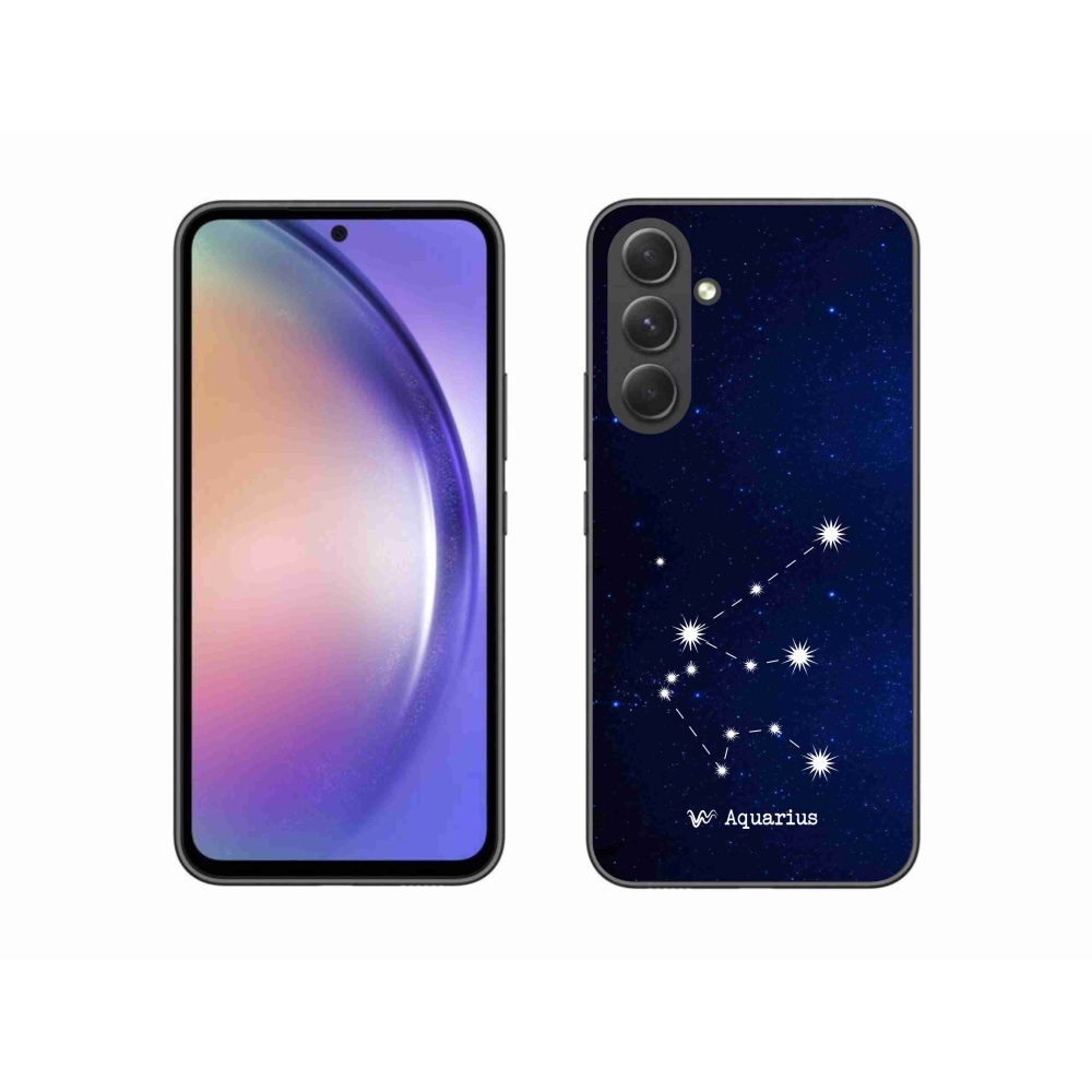 Gelový kryt mmCase na Samsung Galaxy A54 5G - souhvězdí Vodnáře