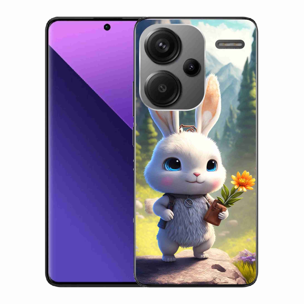 Gelový kryt mmCase na Xiaomi Redmi Note 13 Pro+ 5G - roztomilý králíček