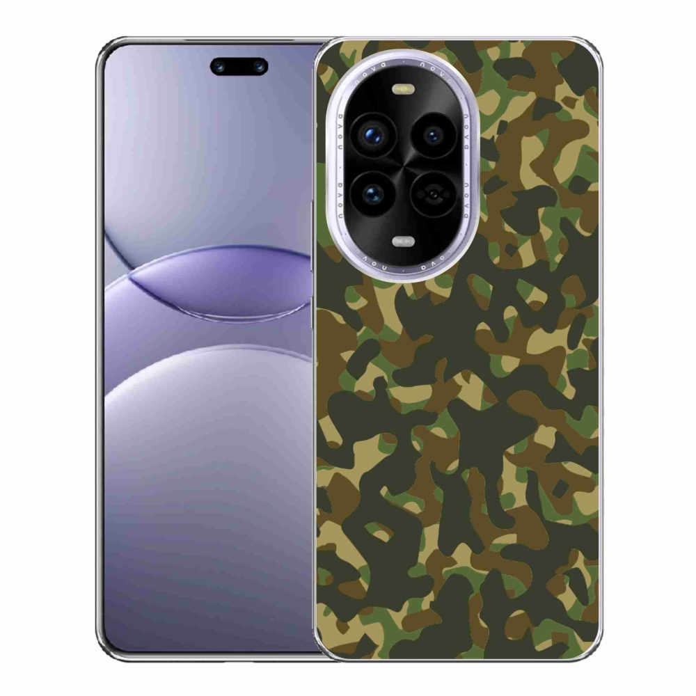 Gelový kryt mmCase na Huawei Nova 13 Pro 5G - maskáčový vzor 1