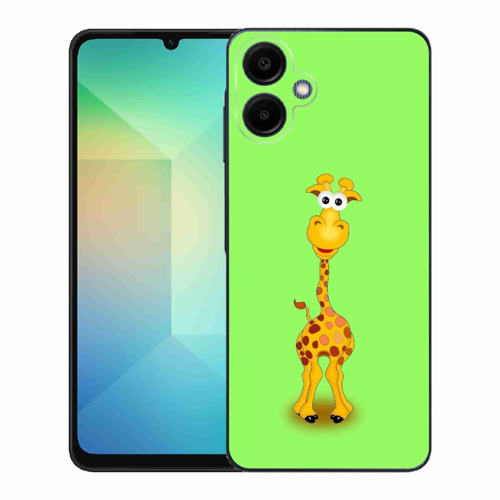 Gelový kryt mmCase na Samsung Galaxy A06 4G - kreslená žirafa