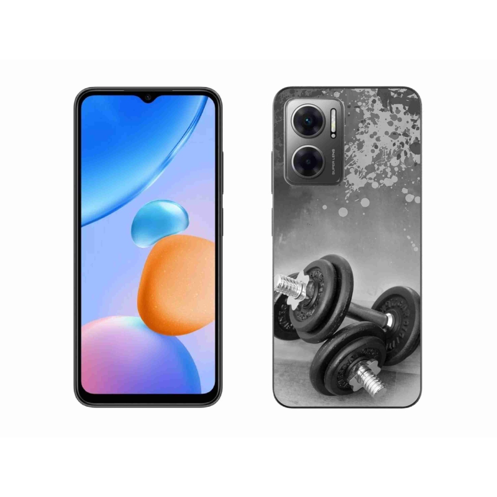 Gelový kryt mmCase na Xiaomi Redmi 10 5G - činky 1