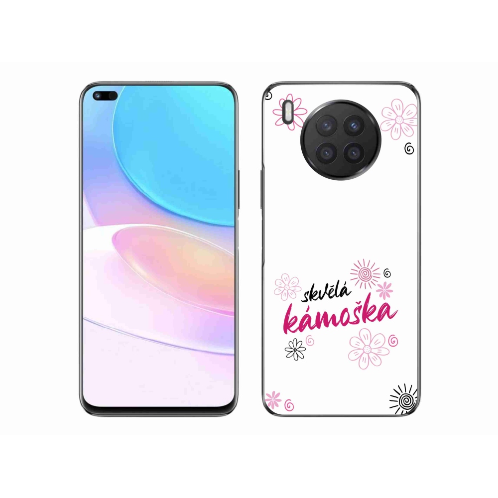 Gelový kryt mmCase na Huawei Nova 8i - skvělá kámoška bílé pozadí