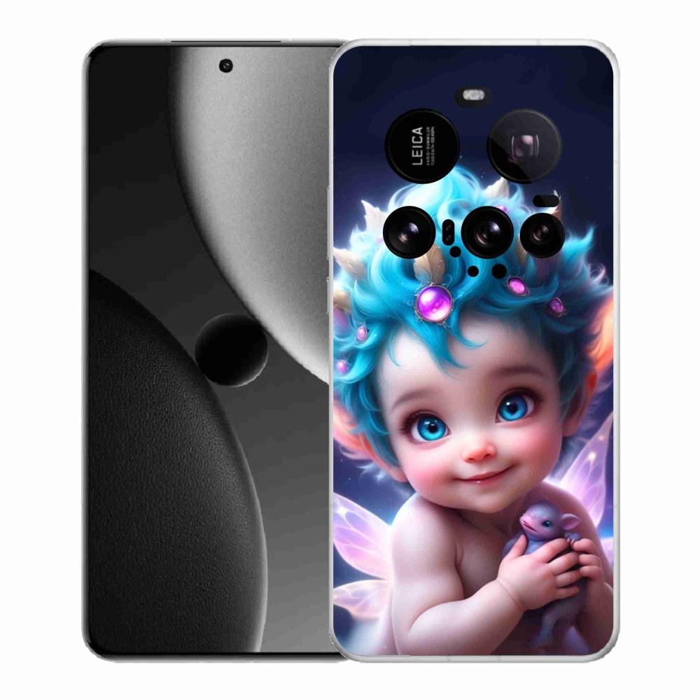 Gelový kryt mmCase na Xiaomi 15 Ultra - dítě s motýlími křídly