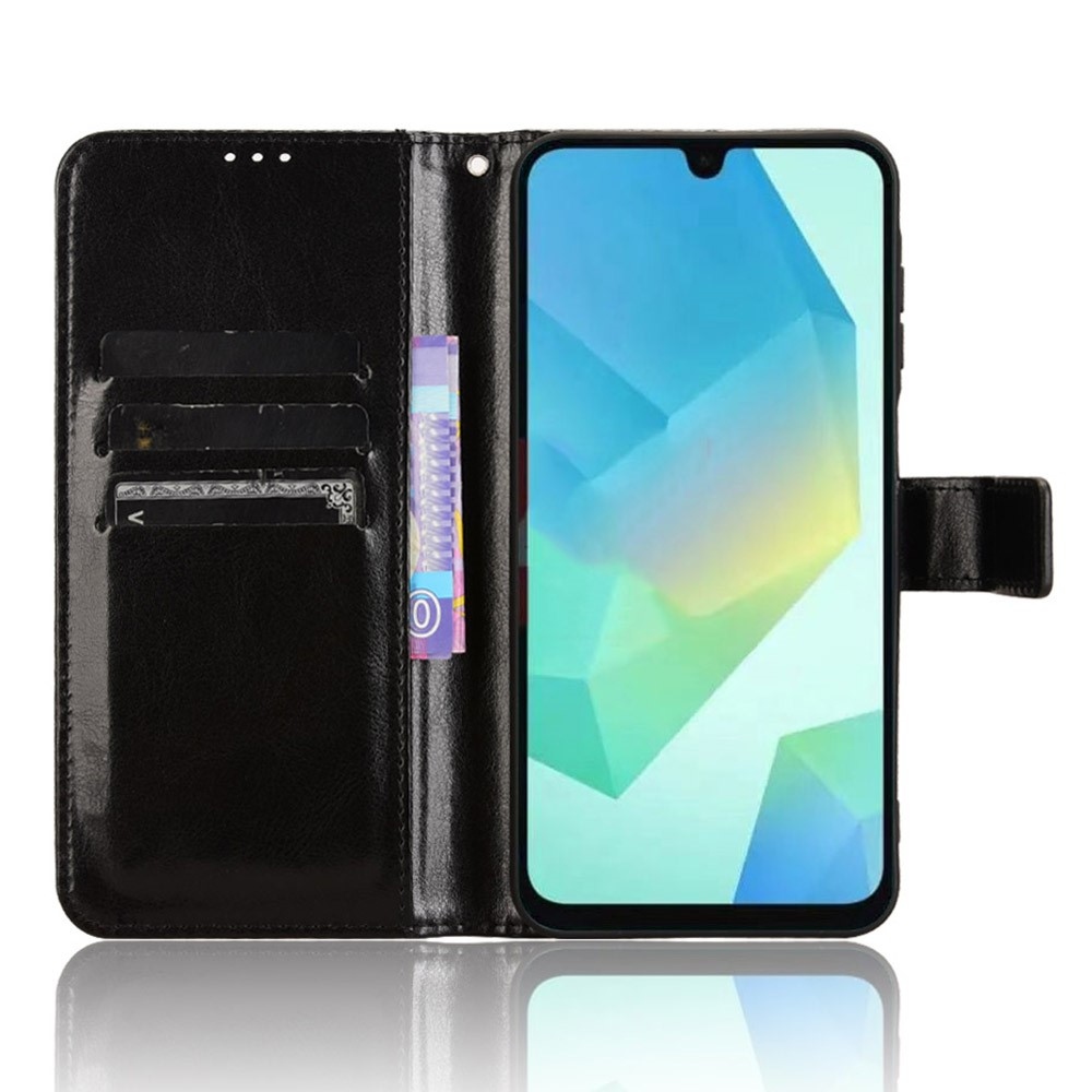 Crazy knížkové pouzdro na Samsung Galaxy A16 4G/5G - černé