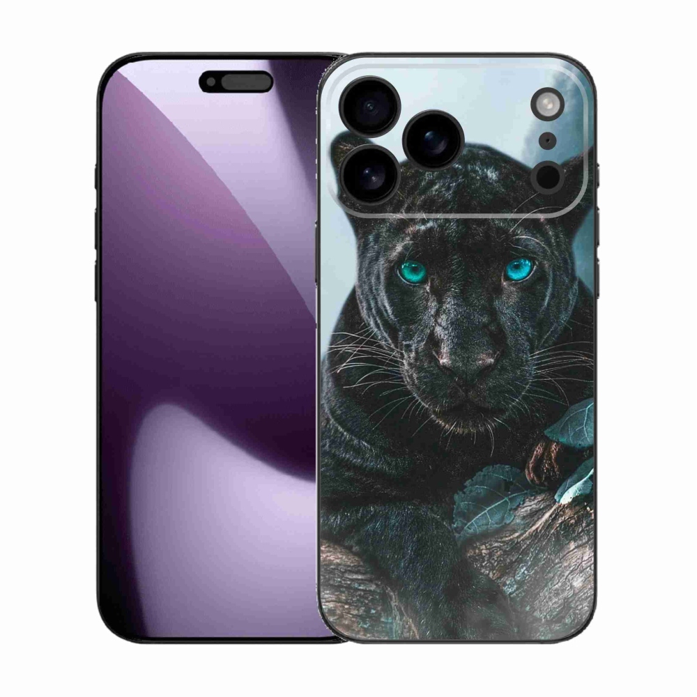 Gelový kryt mmCase na iPhone 17 Pro Max - černý panter