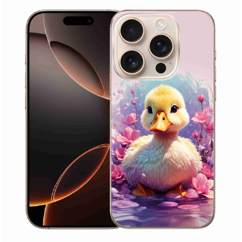 Gelový kryt mmCase na iPhone 16 Pro Max - kachnička