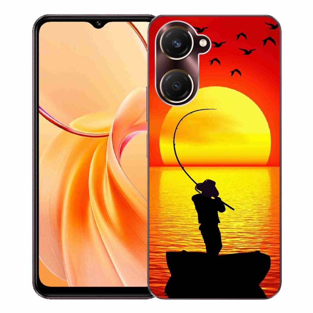 Gelový kryt mmCase na Vivo Y28s 5G - rybaření