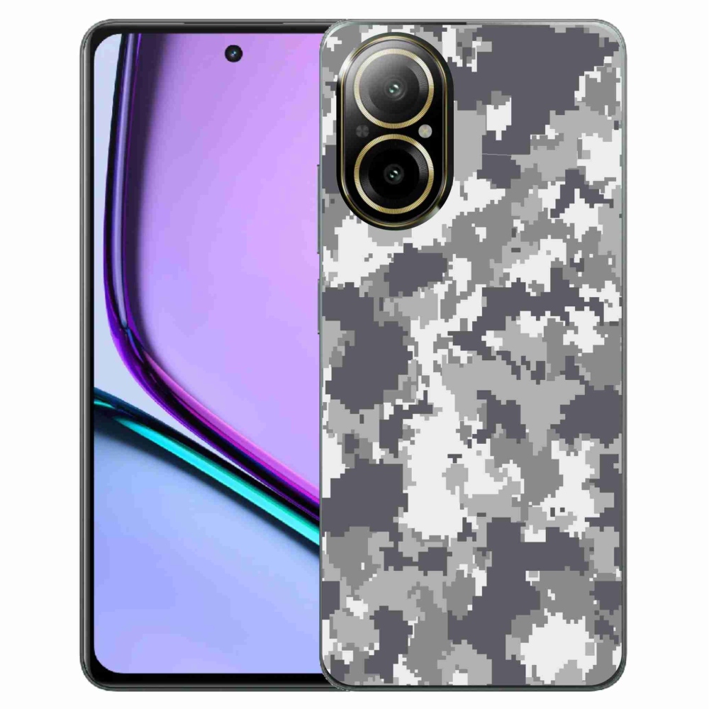 Gelový kryt mmCase na Realme C67 - maskáčový vzor 2