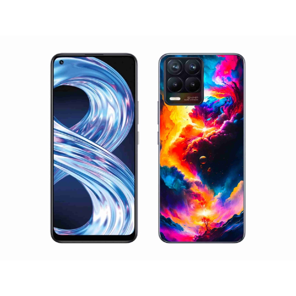 Gelový kryt mmCase na Realme 8 Pro - abstraktní motiv