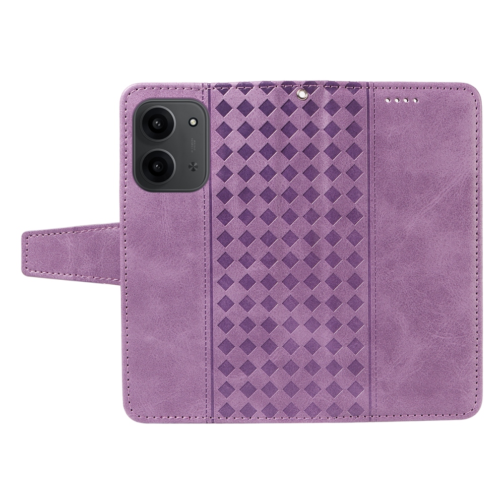 Grids knížkové pouzdro na Xiaomi Redmi 15C 4G/5G (173mm) - světlefialové