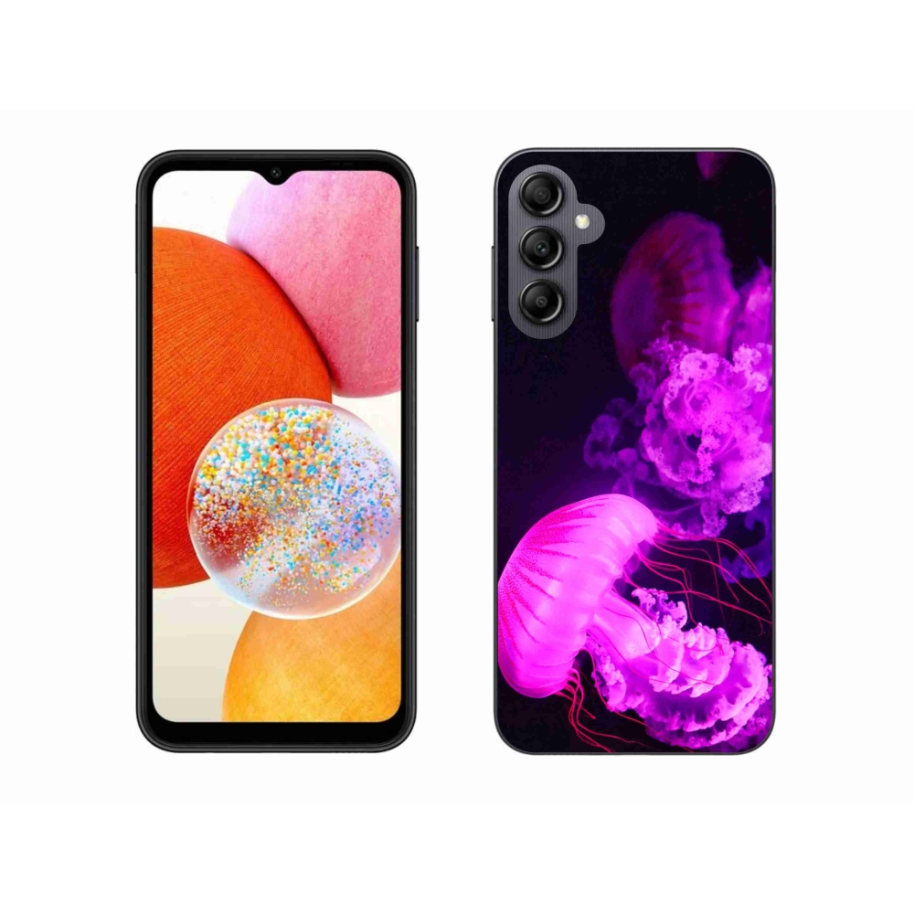 Gelový kryt mmCase na Samsung Galaxy A14 4G/5G - medúza 1