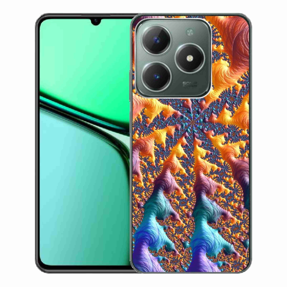 Gelový kryt mmCase na Realme C61 - abstraktní motiv 23