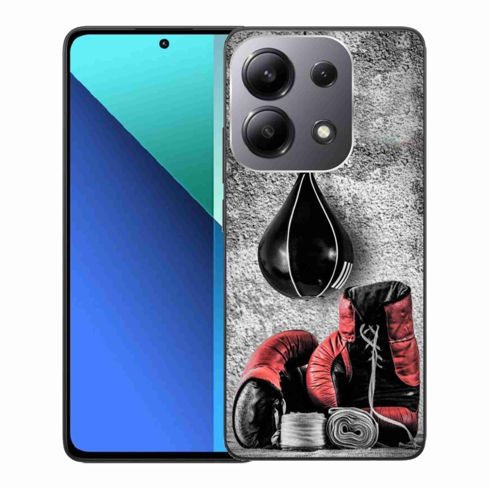 Gelový kryt mmCase na Xiaomi Redmi Note 13 - boxovací pytel a rukavice