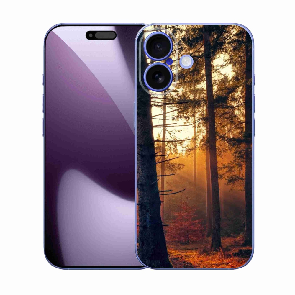 Gelový kryt mmCase na iPhone 17 - les