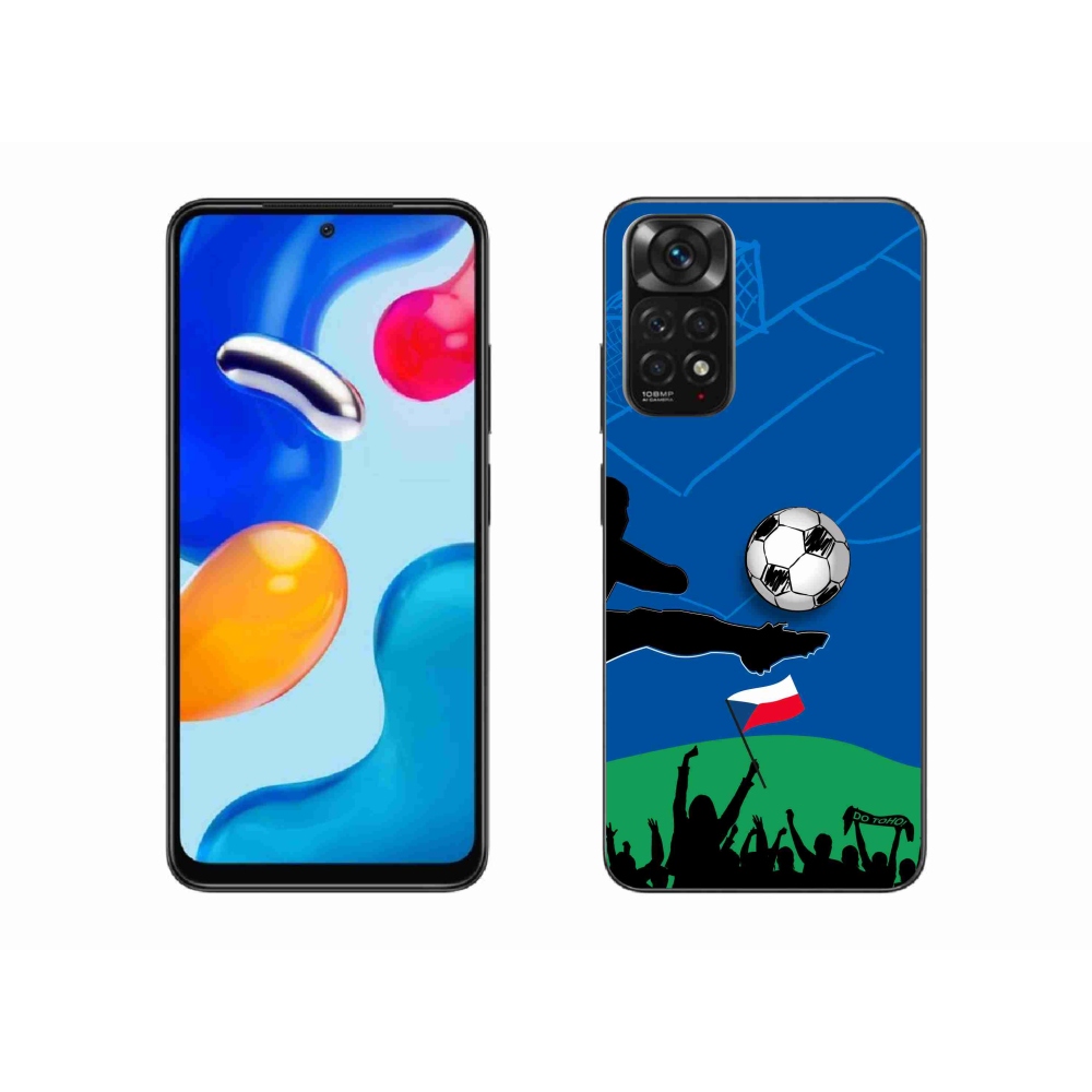 Gelový kryt mmCase na Xiaomi Redmi Note 11S 4G - fanoušci fotbalu