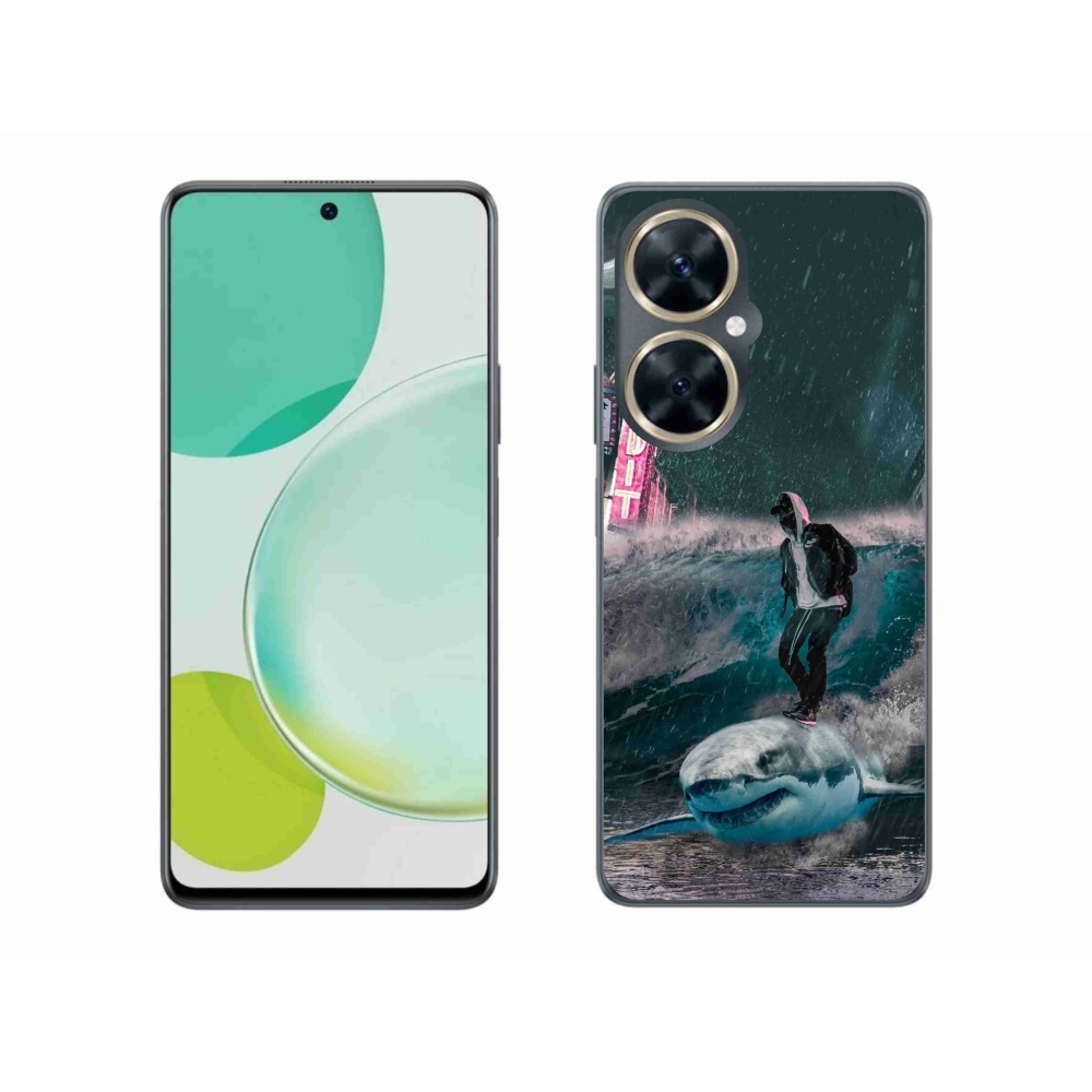 Gelový kryt mmCase na Huawei Nova 11i - žralok