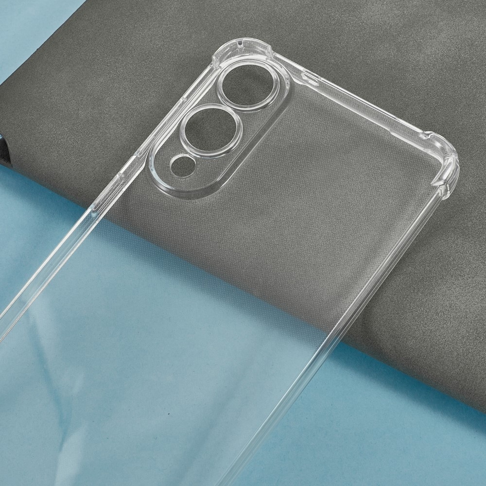Průhledný gelový obal se šňůrkou na Samsung Galaxy S25 Edge