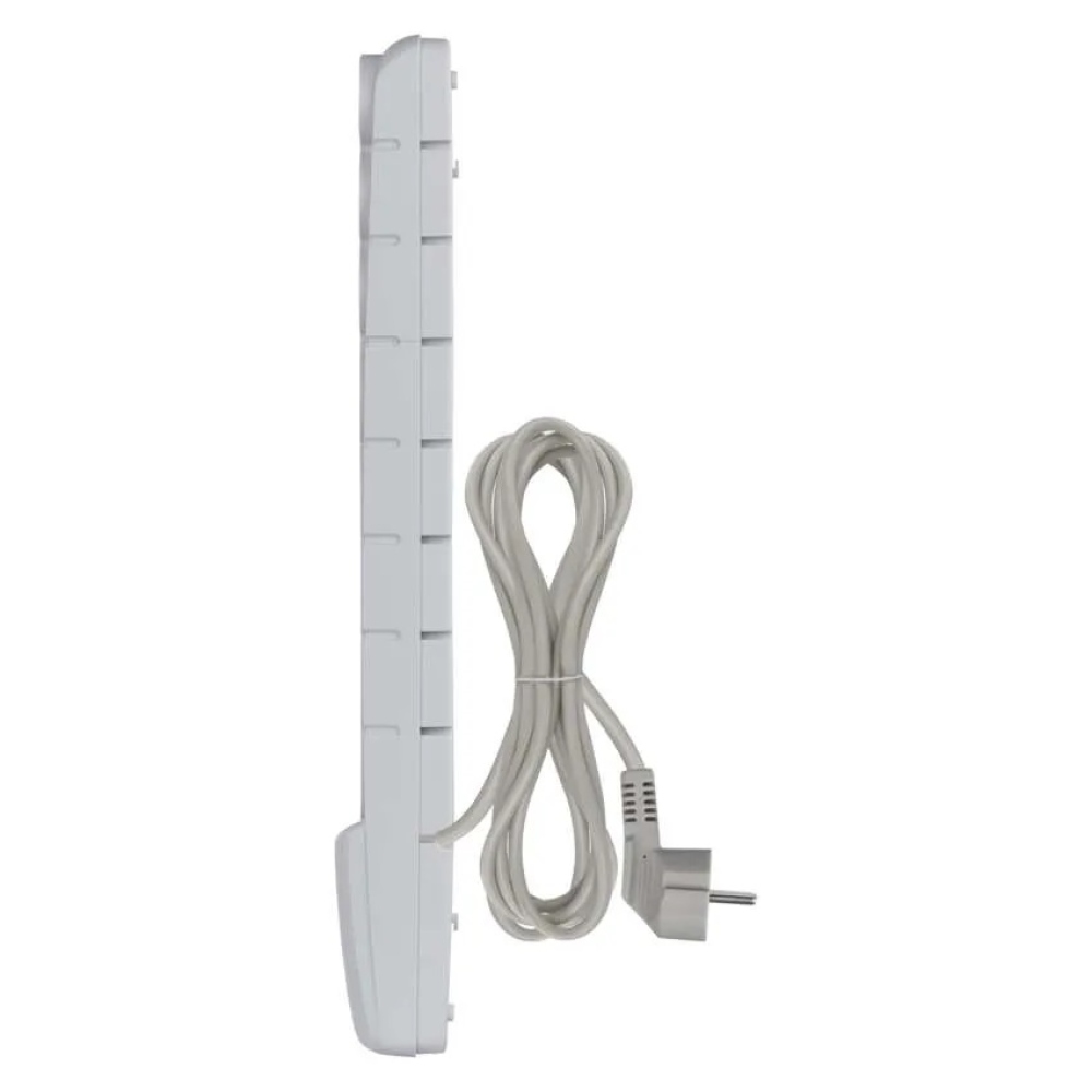 Přepěťová ochrana – 8 zásuvek 1,5m - šedá