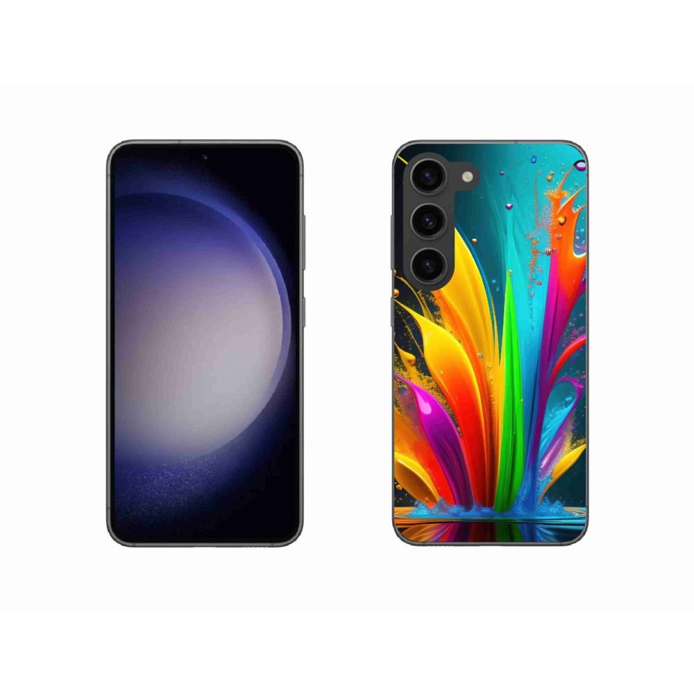 Gelový kryt mmCase na Samsung Galaxy S23 5G - abstraktní motiv 1