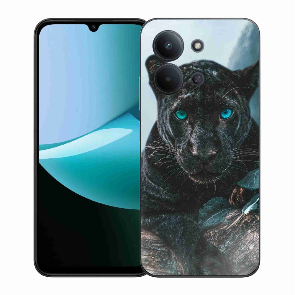 Gelový kryt mmCase na Xiaomi Redmi 15C 4G (171mm)/Poco C85 4G (171mm) - černý panter