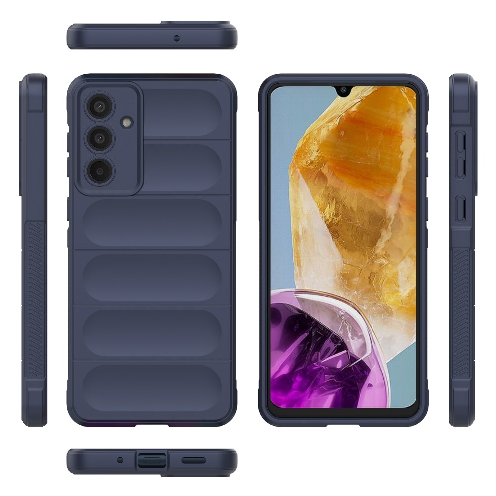 Rugg odolný gelový obal na Samsung Galaxy M55 5G - tmavěmodrý