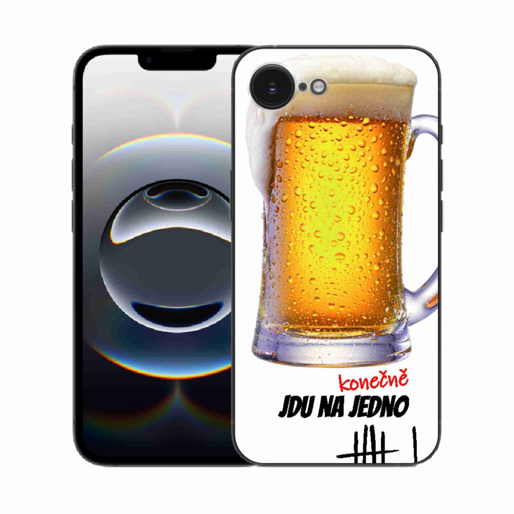 Gelový kryt mmCase na iPhone 16e - jdu na jedno