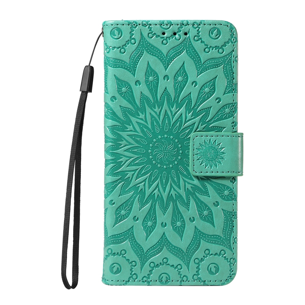 Sunflower knížkové pouzdro na Xiaomi Redmi 15C 4G/5G (173mm) - modrozelené