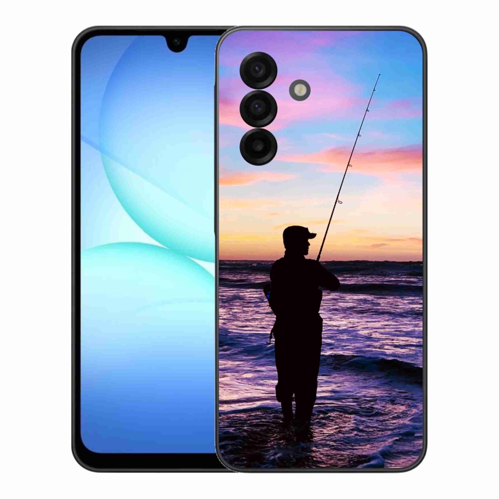 Gelový kryt mmCase na Samsung Galaxy A17 4G/5G - rybaření 1