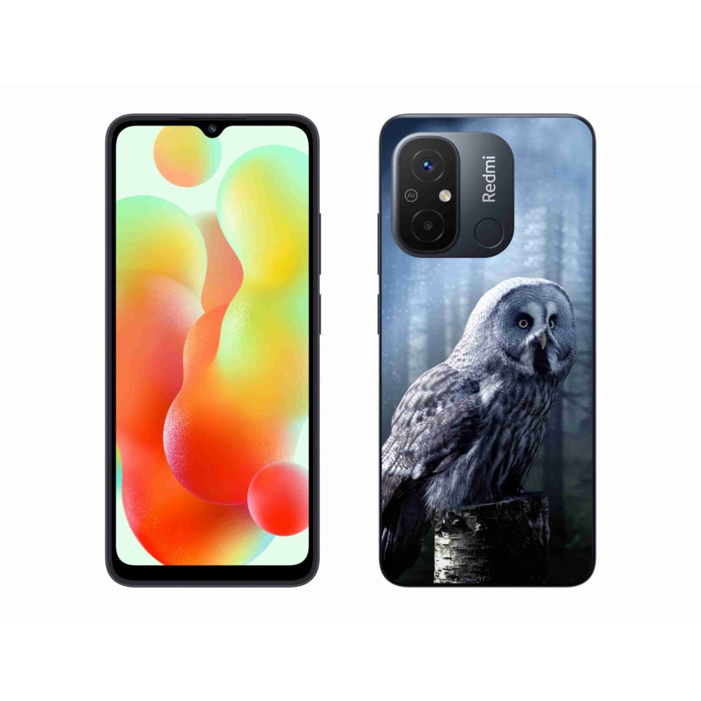 Gelový kryt mmCase na Xiaomi Redmi 12C - sova