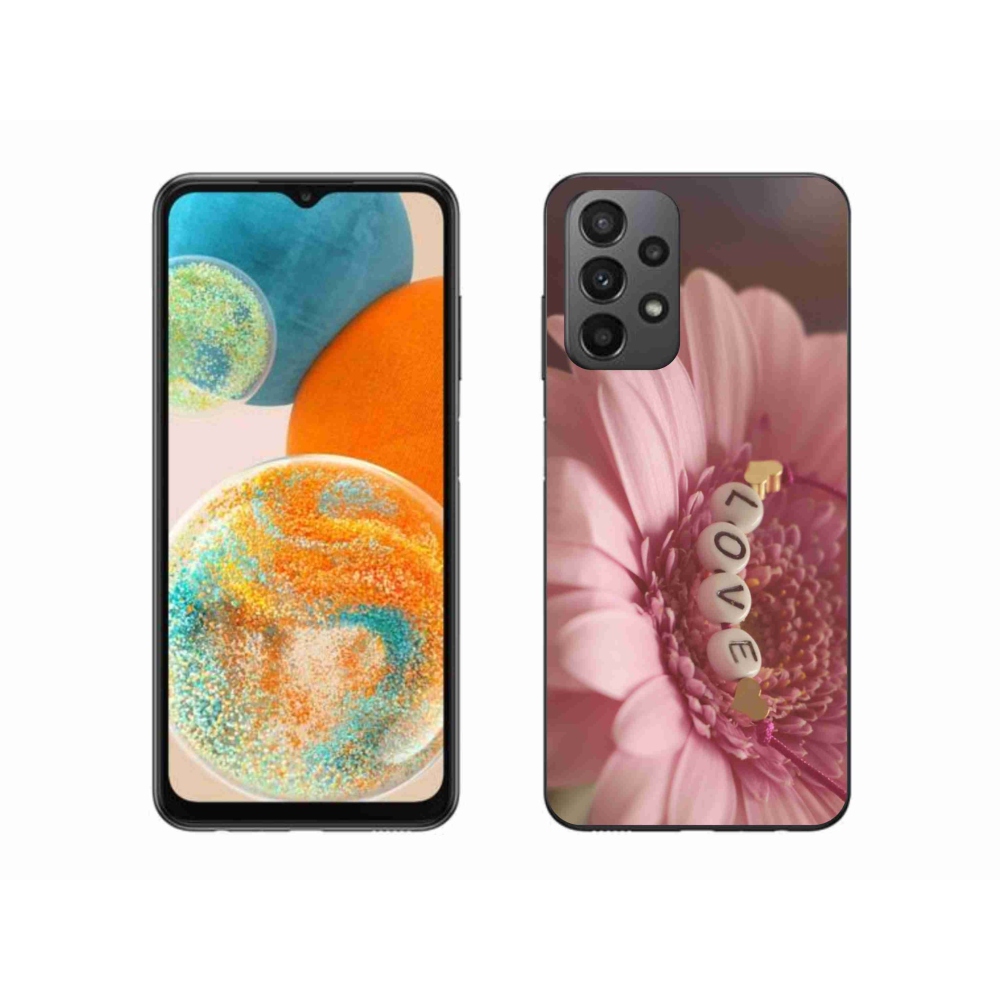 Gelový kryt mmCase na Samsung Galaxy A23 4G/5G - přívěsek love