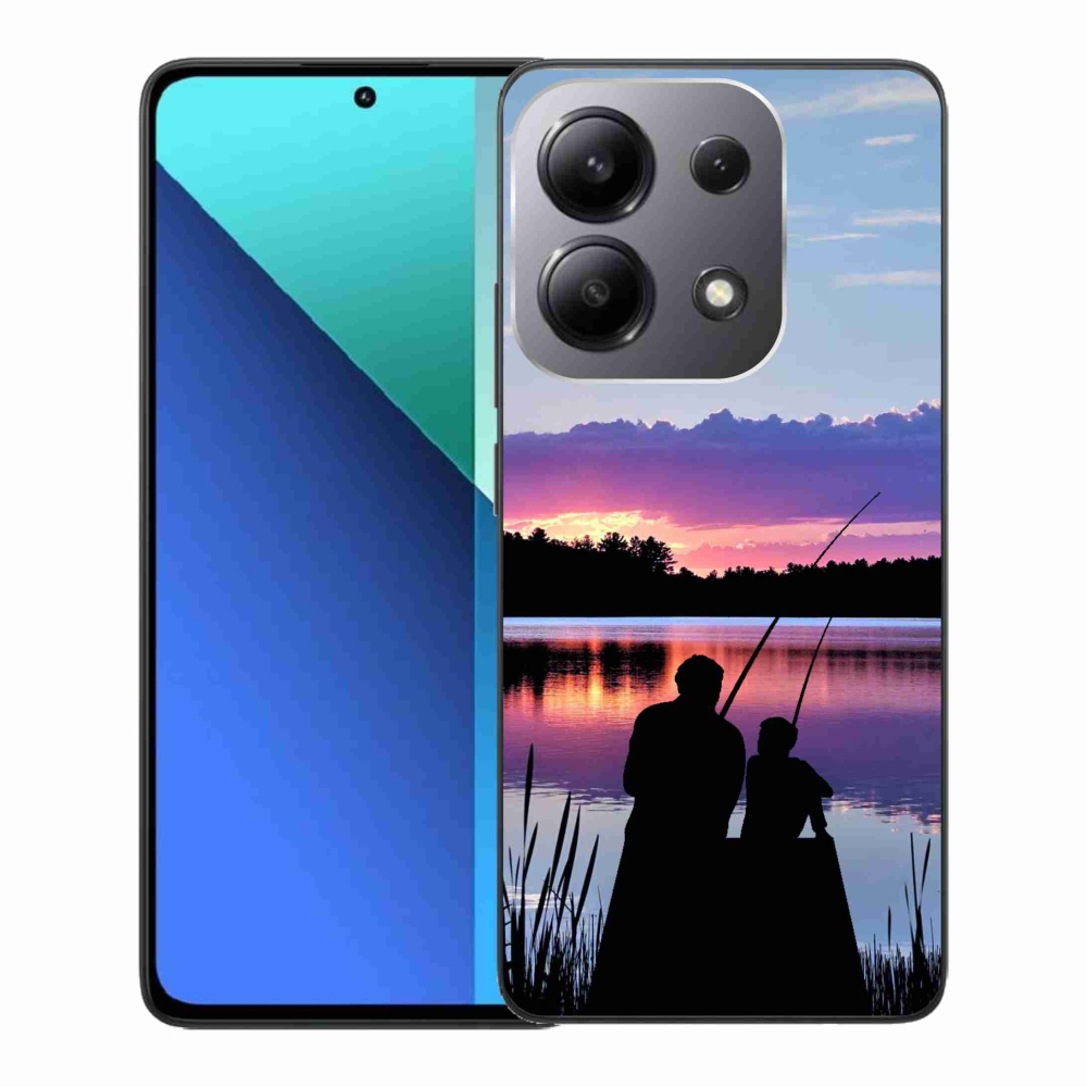 Gelový kryt mmCase na Xiaomi Redmi Note 13 - rybaření 2