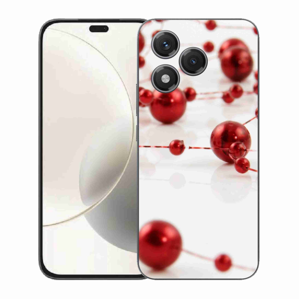 Gelový kryt mmCase na Honor 400 Lite - vánoční řetěz