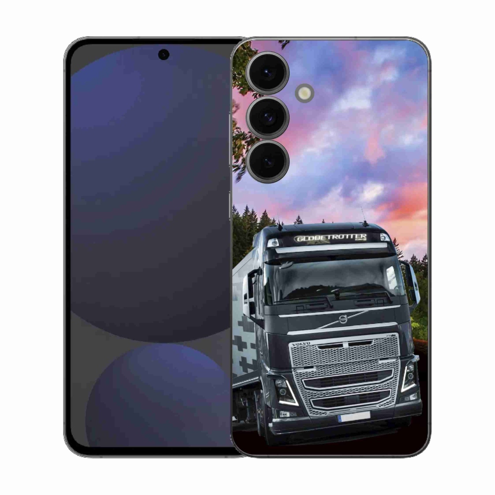 Gelový kryt mmCase na Samsung Galaxy S25 FE - kamion 2