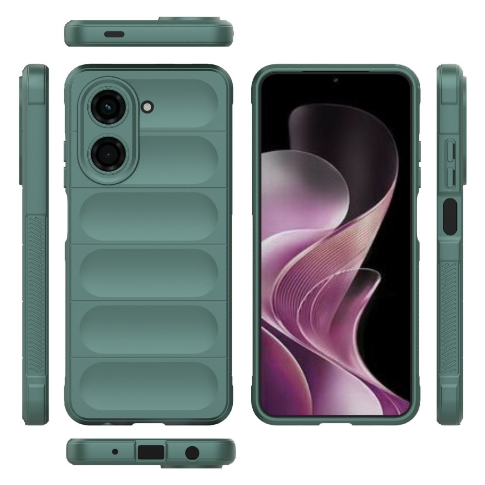 Rugg odolný gelový obal na Xiaomi Redmi A5 (171.7x77.8x8.3mm) - zelený