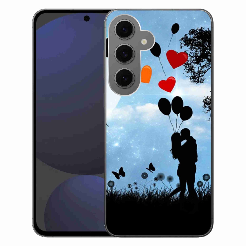 Gelový obal mmCase na Samsung Galaxy S24 FE - zamilovaný pár