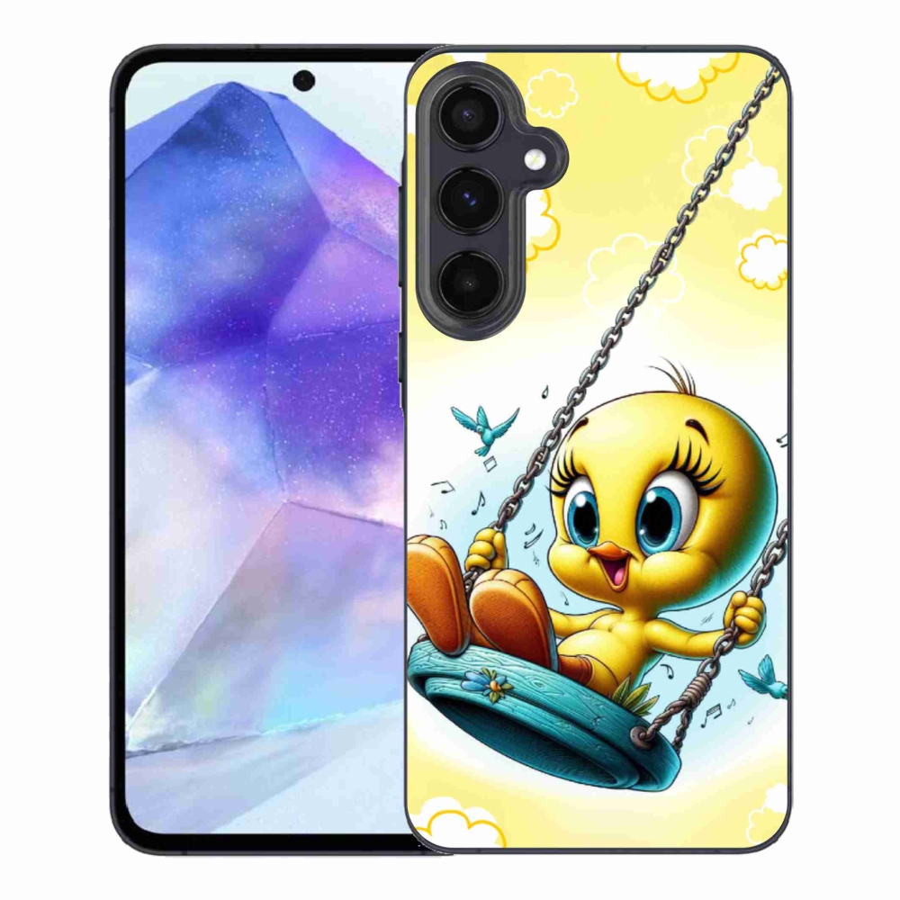Gelový kryt mmCase na Samsung Galaxy A55 5G - tweety