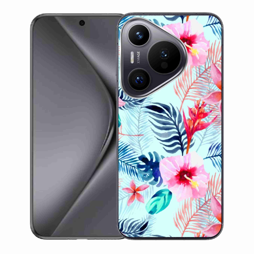 Gelový kryt mmCase na Huawei Pura 70 - květiny