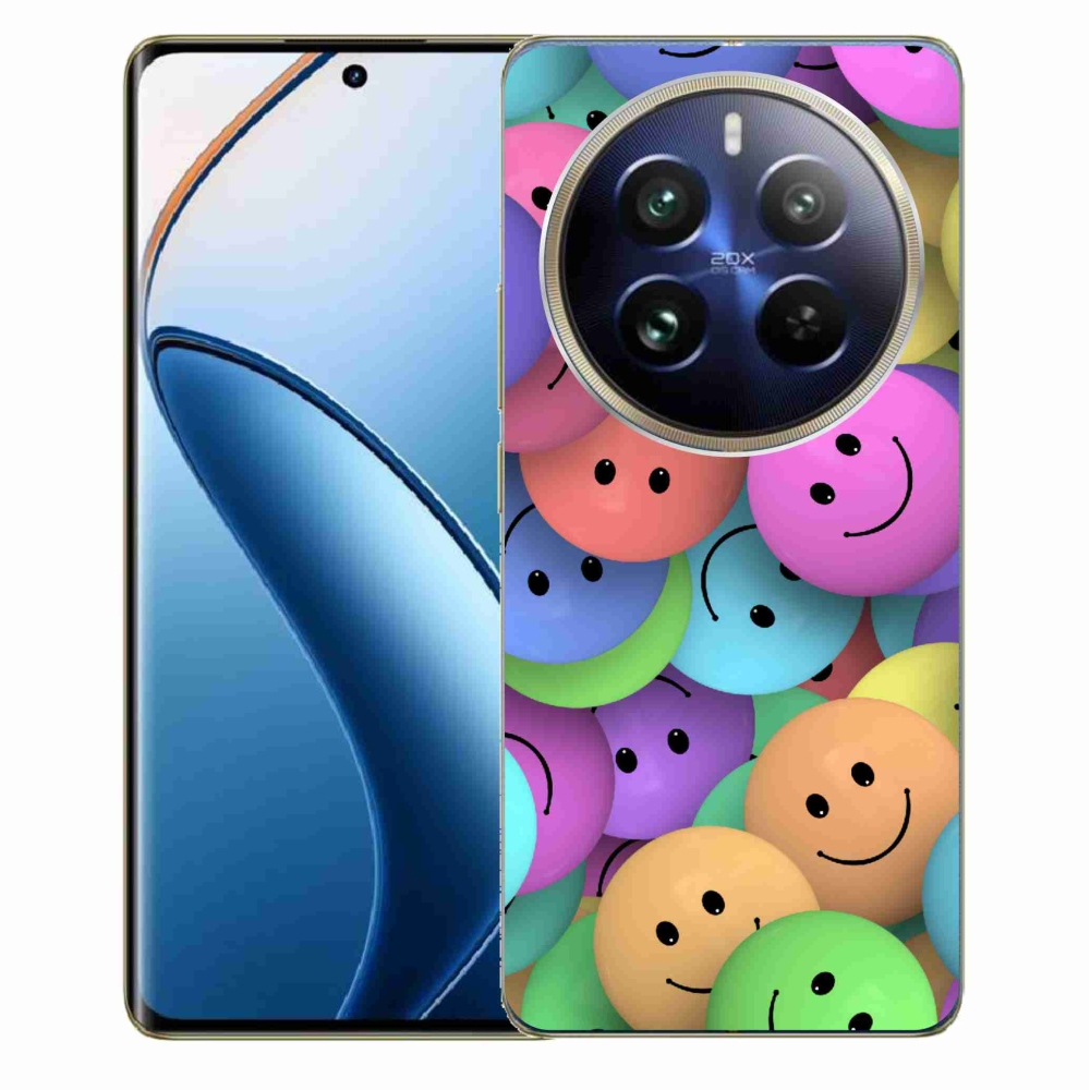 Gelový kryt mmCase na Realme 12 Pro 5G/12 Pro+ 5G - barevní smajlíci