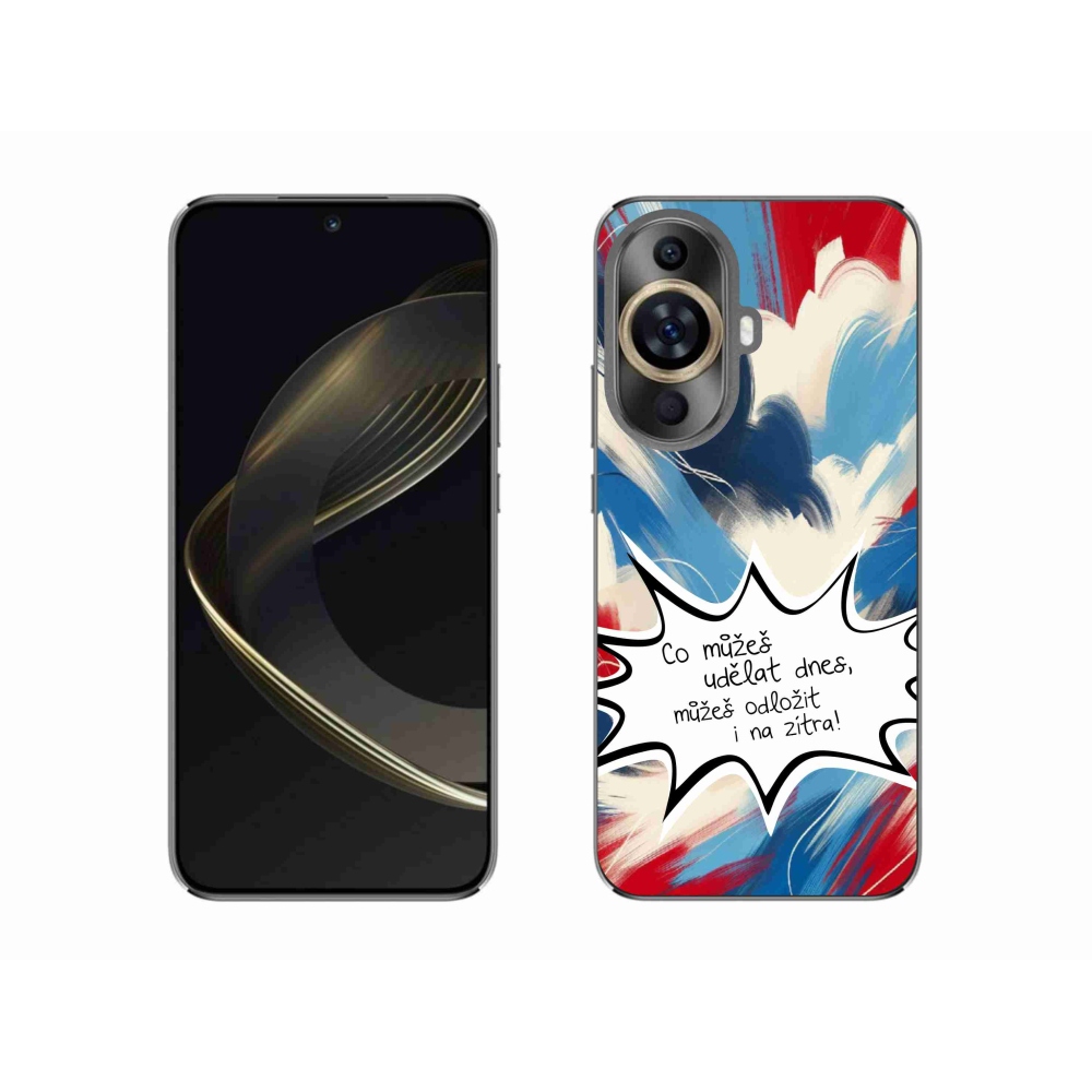 Gelový kryt mmCase na Huawei Nova 11 - vtipný text 9 bílé pozadí