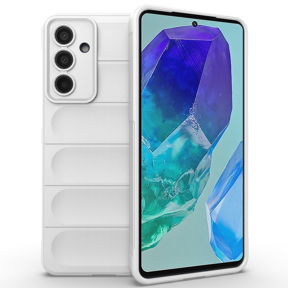 Rugg odolný gelový obal na Samsung Galaxy M55 5G - bílý