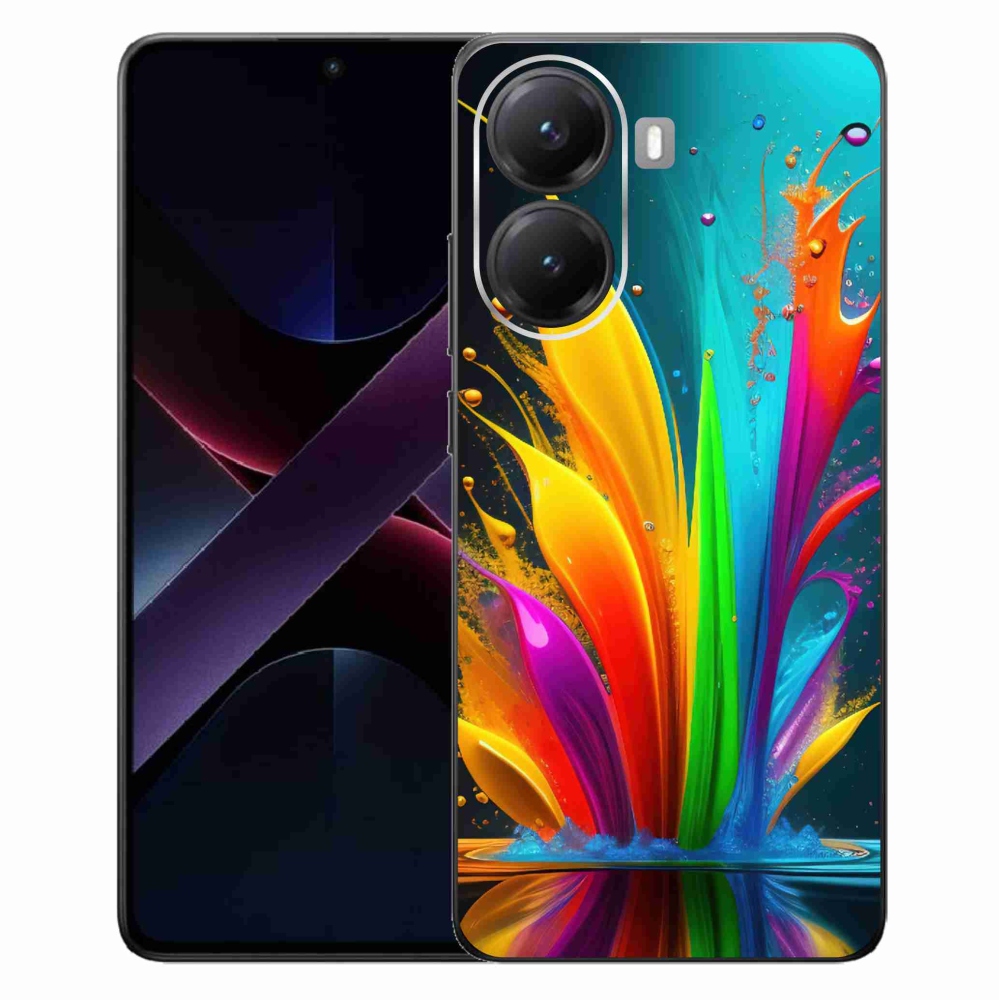 Gelový kryt mmCase na Xiaomi Poco X7 Pro 5G - abstraktní motiv 1