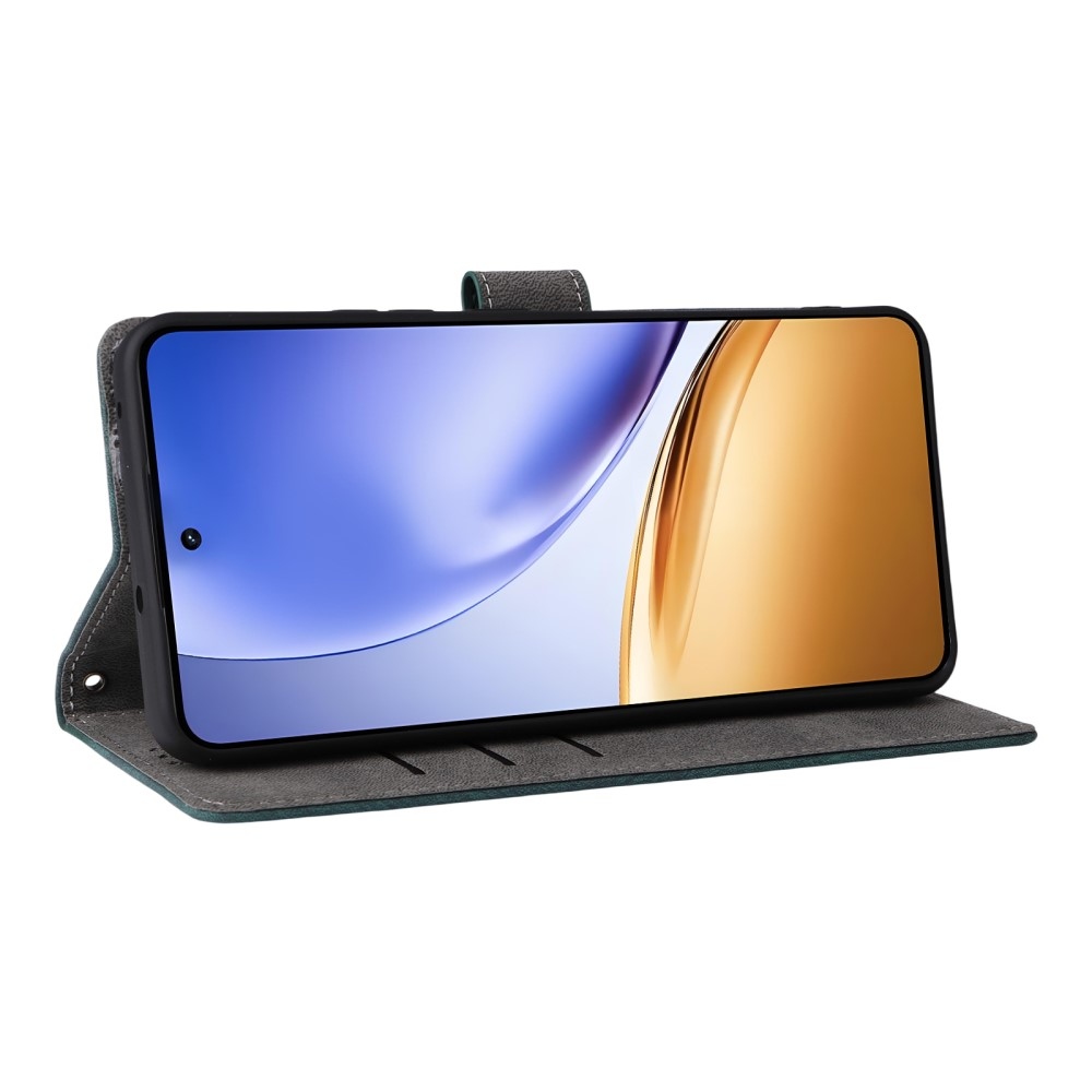 RFID knížkové pouzdro na Realme 14 5G/ 14T 5G - zelené